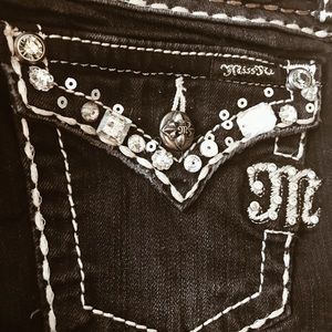 Miss Me Black Wash Jeans